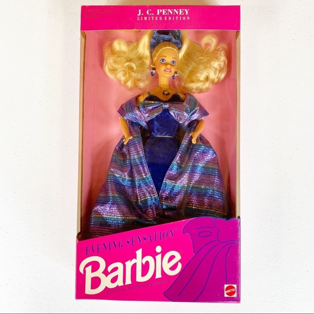 NEW Evening Sensations Barbie 1992 Mattel 1278